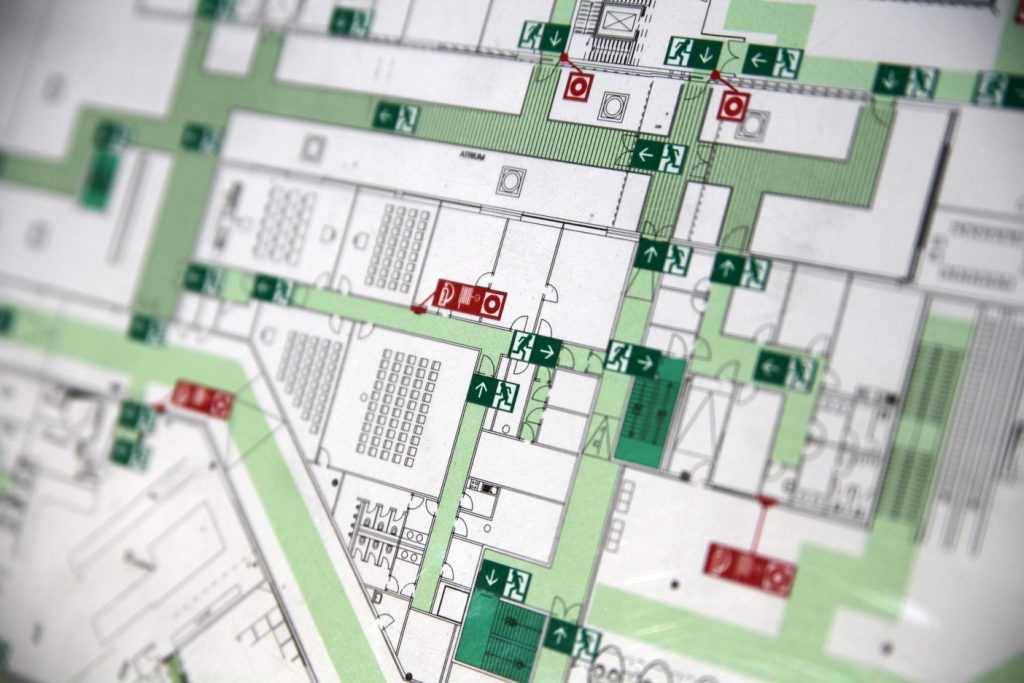 Ontruimingsplattegrond BHV